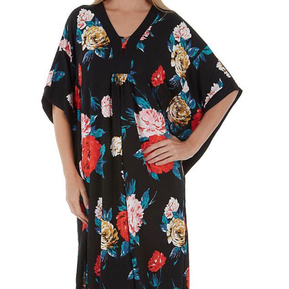Ellen Tracy Midnight Dream Long Caftan 8921320